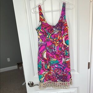 Lily Pulitzer Vibrant Multicolor Sleeveless Dress